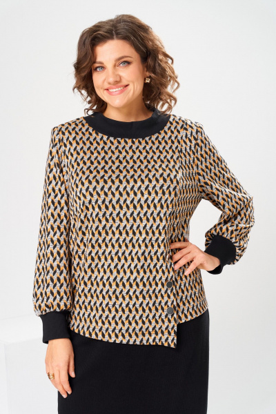 Платье Romanovich Style 1-2888 графит - фото 9