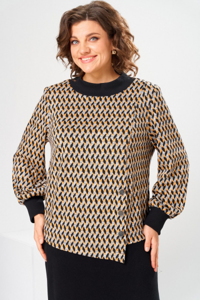 Платье Romanovich Style 1-2888 графит - фото 7