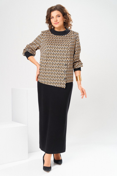 Платье Romanovich Style 1-2888 графит - фото 6