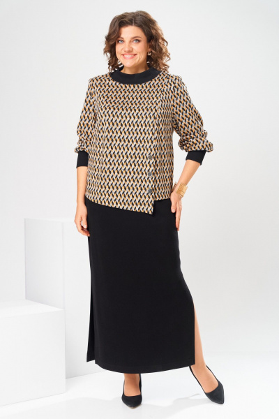 Платье Romanovich Style 1-2888 графит - фото 1