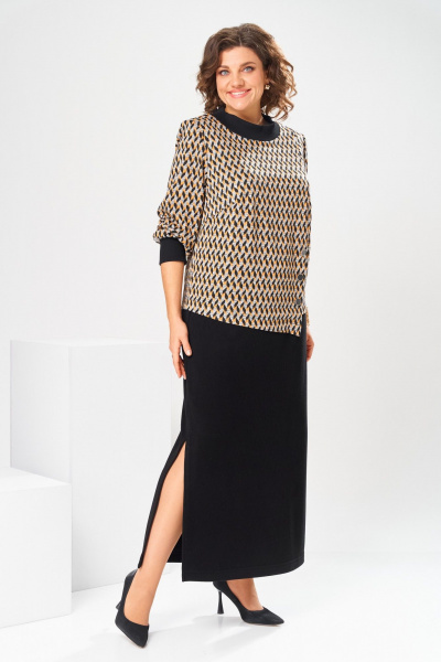 Джемпер, юбка Romanovich Style 2-2600 колосок - фото 3