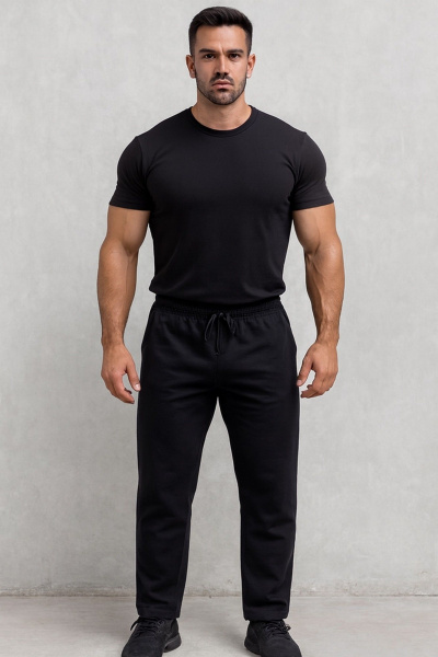 Брюки Бобруйсктрикотаж 55041 черный - фото 1