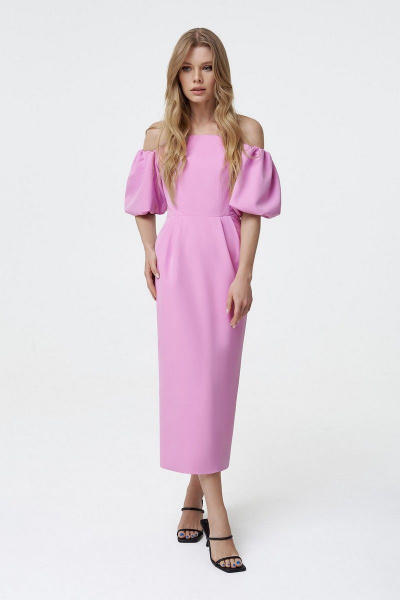 Платье PiRS 2247 розовый - фото 1