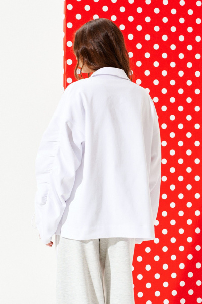 Блуза ELLETTO LIFE 3958 белый - фото 7