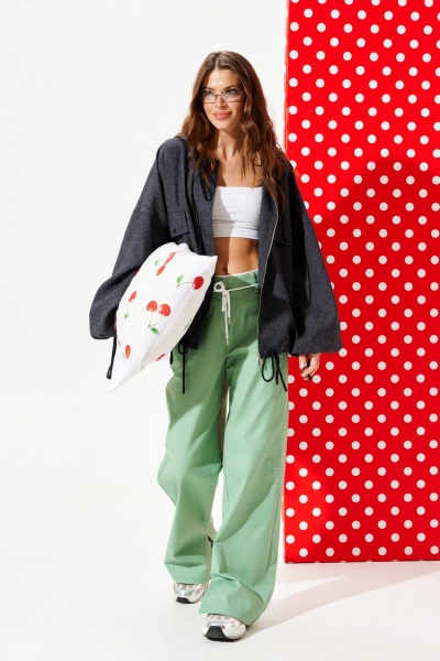 Куртка ELLETTO LIFE 3959 черный - фото 7