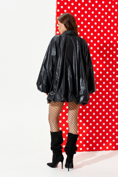 Плащ ELLETTO LIFE 3962 черный - фото 5