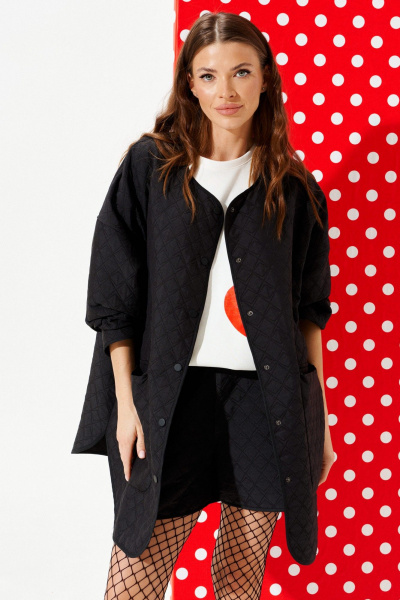 Куртка ELLETTO LIFE 3965 черный - фото 2