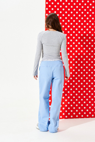 Джемпер ELLETTO LIFE 3968 серый - фото 6