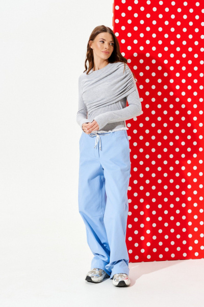 Джемпер ELLETTO LIFE 3968 серый - фото 2