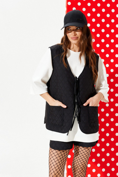 Жилет ELLETTO LIFE 3976 черный - фото 3