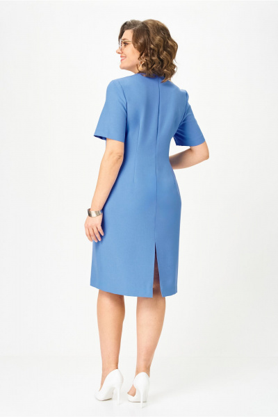 Жакет, юбка Орхидея 1657 голубой - фото 5