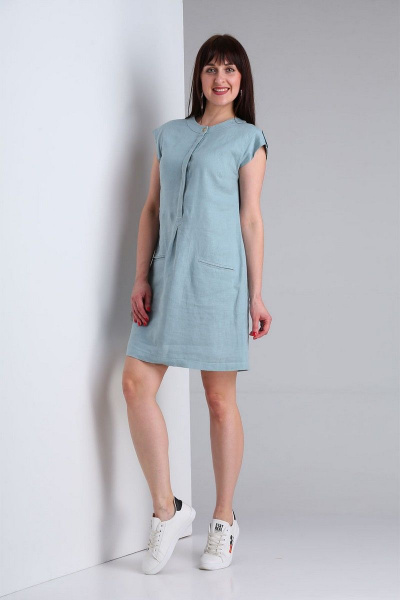 Платье VIA-Mod 473 голубой - фото 1