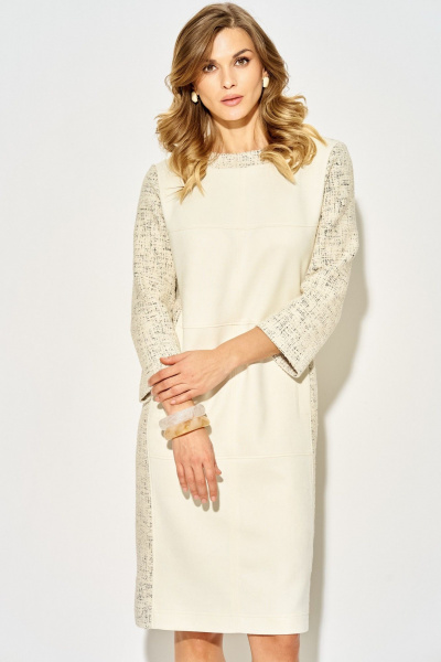 Платье Laikony L-524 экрю - фото 3