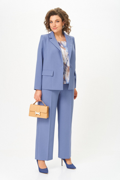 Блуза, брюки, жакет БагираАнТа 1016 сирень - фото 6