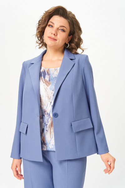 Блуза, брюки, жакет БагираАнТа 1016 сирень - фото 3