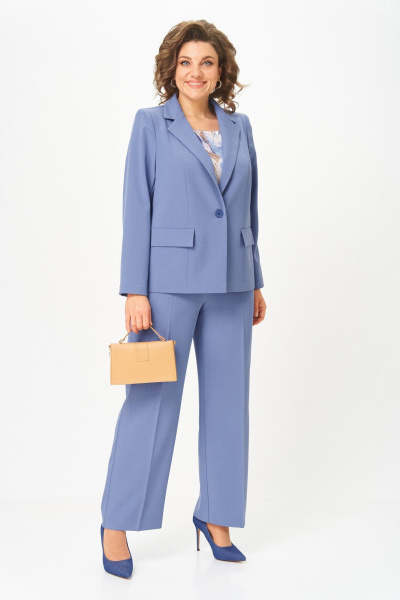 Блуза, брюки, жакет БагираАнТа 1016 сирень - фото 1