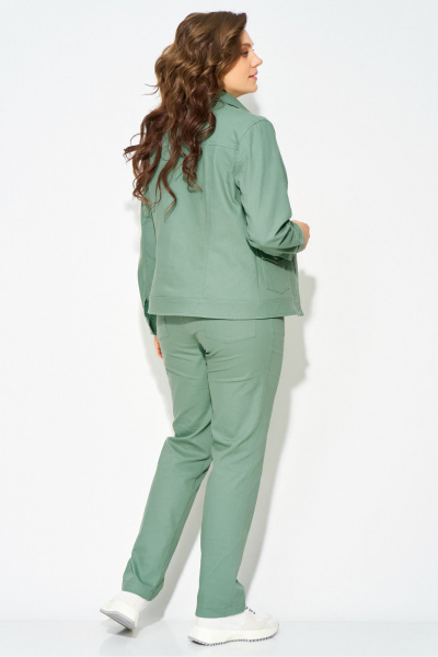 Бомбер, брюки, джемпер Fita 40113 зеленый - фото 8