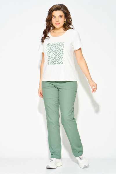 Бомбер, брюки, джемпер Fita 40113 зеленый - фото 7