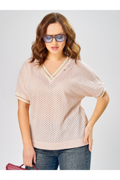 Джемпер Condra 16307 персиковый - фото 2