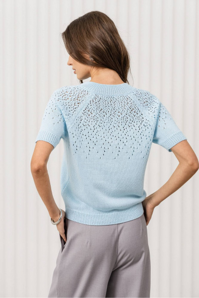 Джемпер Romgil РВ0368-ХЛ2 голубой - фото 2