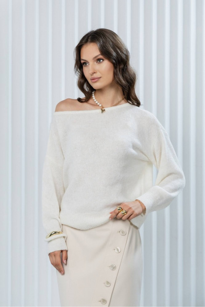 Джемпер Romgil РВ0373-АК2 молочный - фото 1