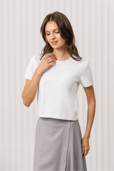 Джемпер Romgil РВ0376-ХЛ2 белый - фото 6