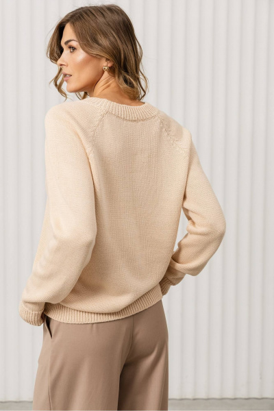 Джемпер Romgil РВ0380-ХЛ2 светло-бежевый - фото 2