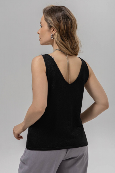 Топ Romgil РВ0385-ХМ2 черный, черный - фото 2