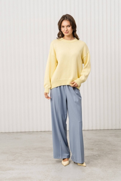 Джемпер Romgil РВ0406-ХЛ2 светло-желтый - фото 7
