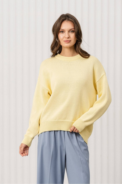 Джемпер Romgil РВ0406-ХЛ2 светло-желтый - фото 1