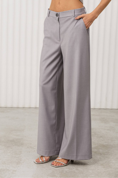 Брюки Romgil РТ0126-ВИ2 античное серебро - фото 6