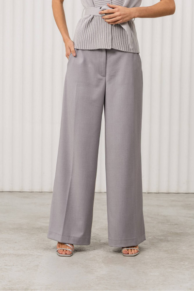 Брюки Romgil РТ0126-ВИ2 античное серебро - фото 3