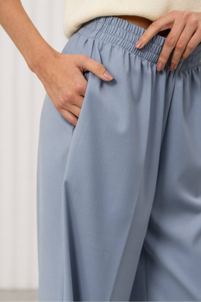 Брюки Romgil РТ0127-ВИ2 серо-голубой - фото 3