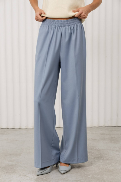 Брюки Romgil РТ0127-ВИ2 серо-голубой - фото 1