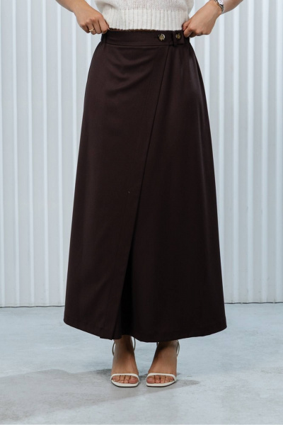 Юбка Romgil РТ0128-ВИ2 шоколадный - фото 1