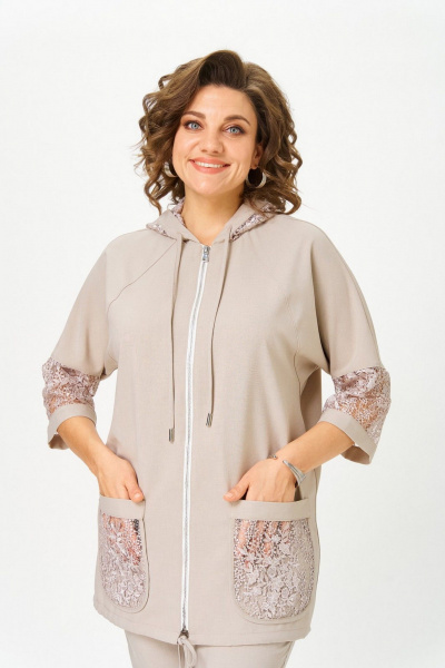 Брюки, жакет Svetlana-Style 1577 бежевый - фото 7