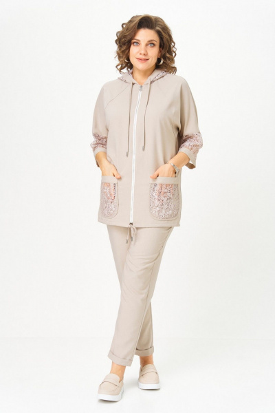 Брюки, жакет Svetlana-Style 1577 бежевый - фото 2