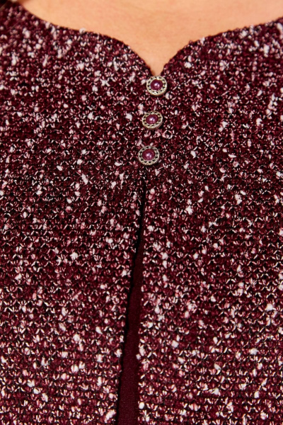 Платье Линия Л Б-2105 бордовый - фото 3