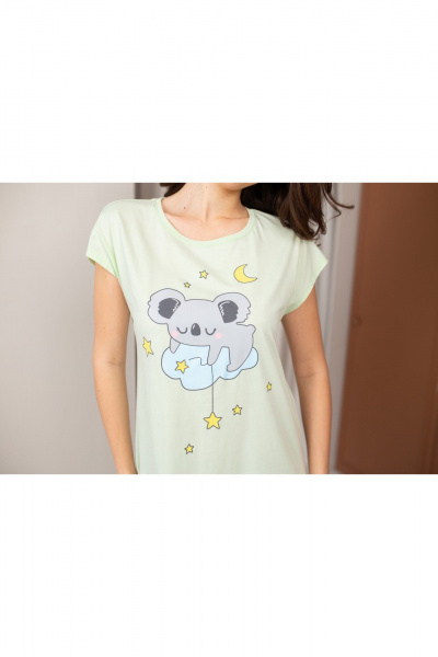 Сорочка Купалинка 600930.158-164 светло-зеленый - фото 3