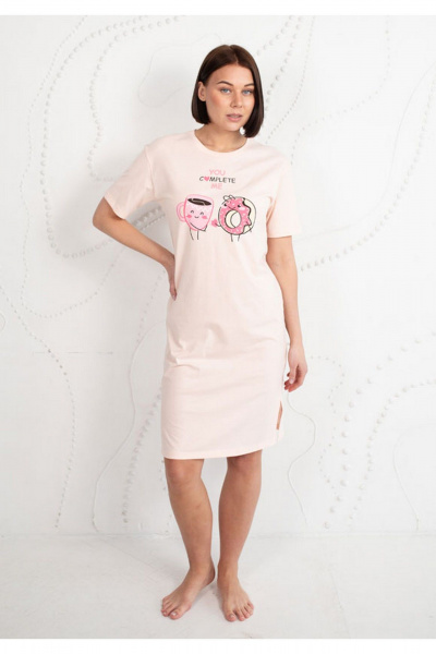 Сорочка Купалинка 649339.158-164 светло-розовый - фото 1