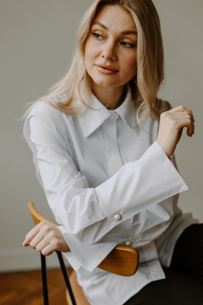 Блуза AEQU 120001-white - фото 12