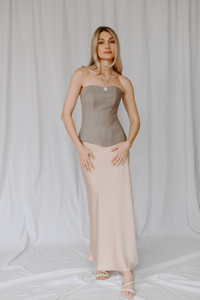 Топ AEQU 120002-beige - фото 8