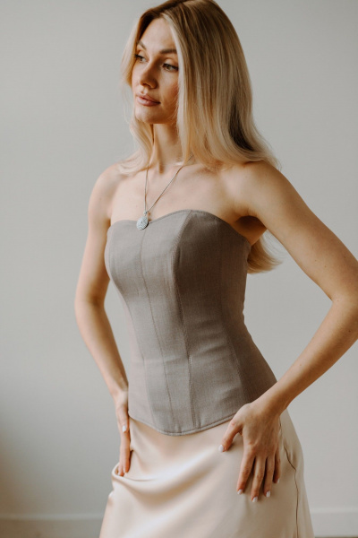 Топ AEQU 120002-beige - фото 5