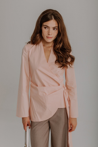 Блуза AEQU 120003-pink - фото 10