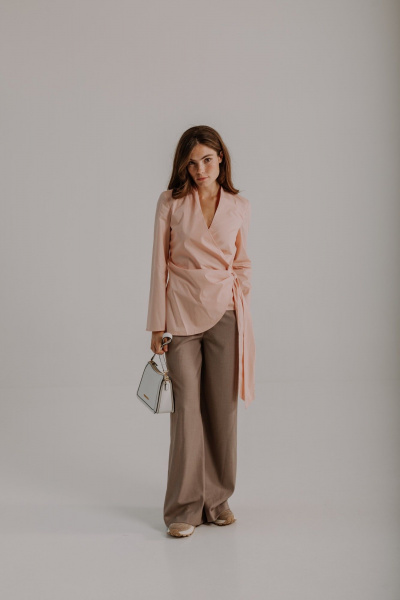 Блуза AEQU 120003-pink - фото 6