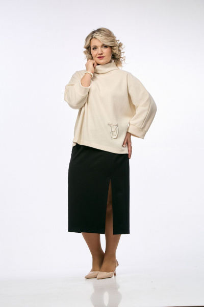 Джемпер OVERYOU М235 молочный - фото 2