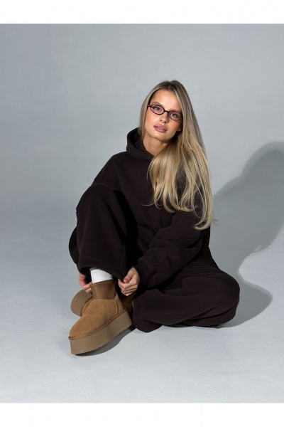 Брюки, худи Urban Base UB102-b шоколад - фото 10