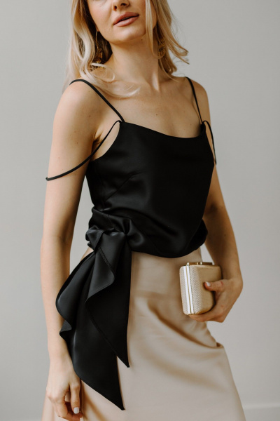 Топ AEQU 120005-black - фото 10