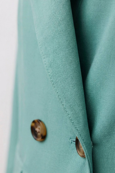 Костюм 2-ка из текстиля с брюками и жакетом AURA otd 9200 шалфей - фото 6