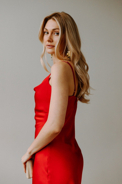 Платье AEQU 170003-red - фото 6